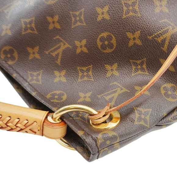 Louis Vuitton  Artsy MM Monogram Canvas Hobo Bag Brown - Picture 5 of 13